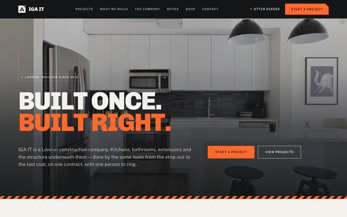 The IGA IT website