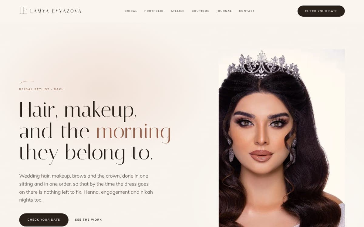 The Lamya Eyvazova website