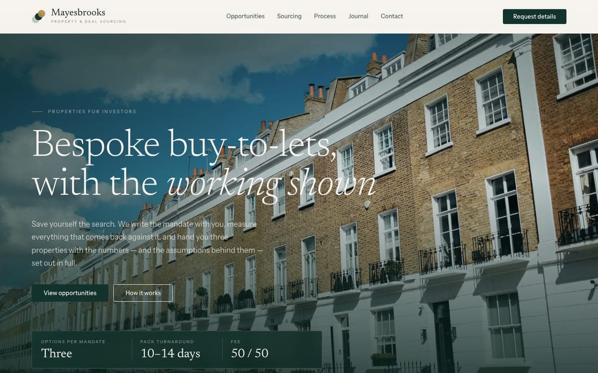 The Mayesbrooks website