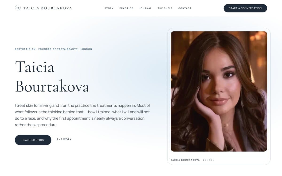 The Taicia Bourtakova website